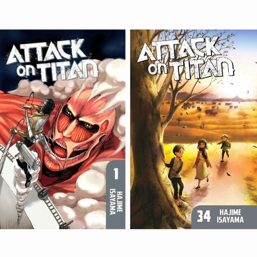 مانگا انگلیسی اتک تایتان Attack on Titan
