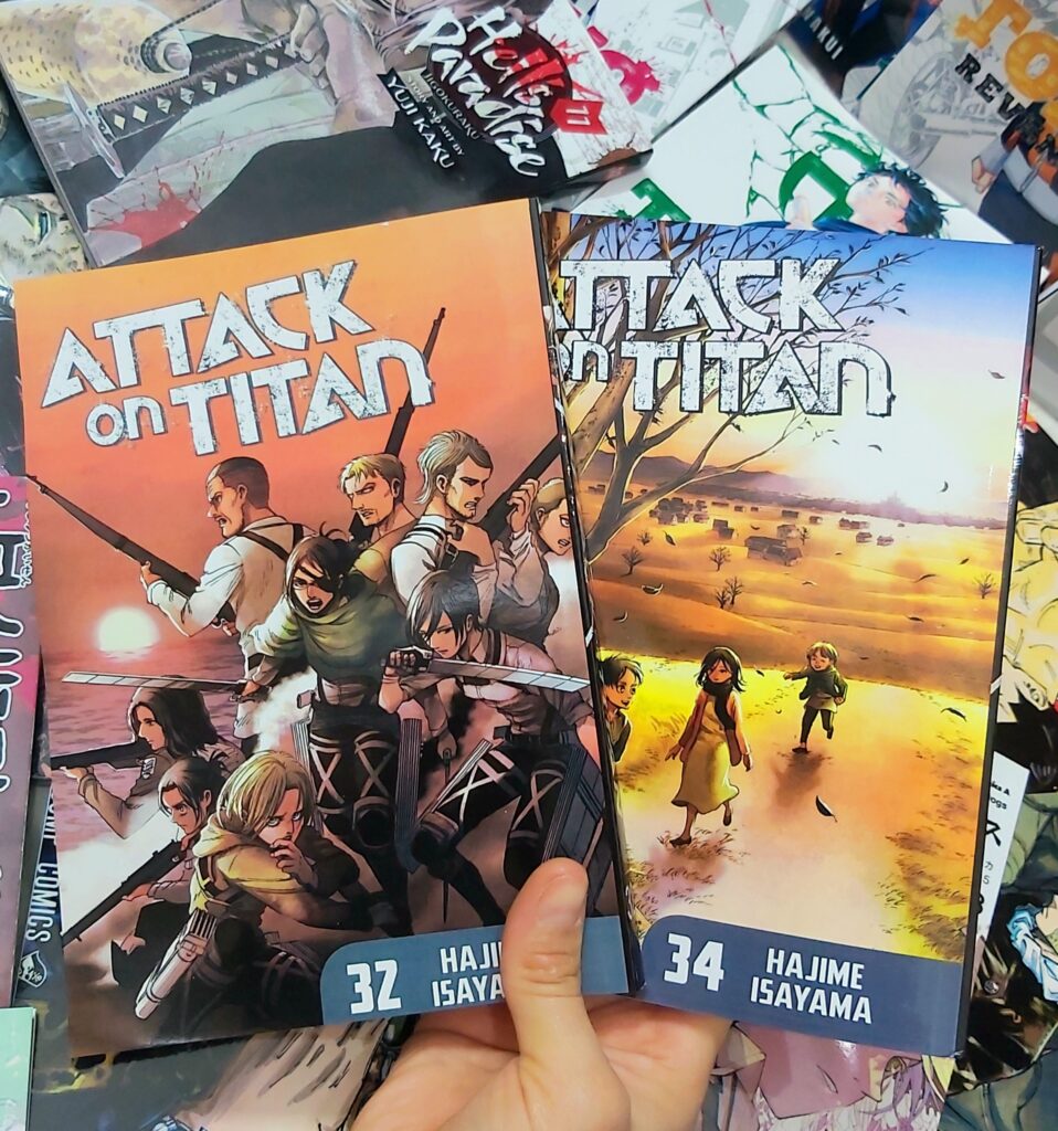 مانگا انگلیسی اتک تایتان Attack on Titan