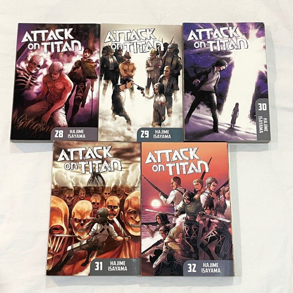 مانگا انگلیسی اتک تایتان Attack on Titan