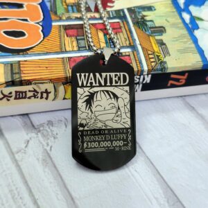 گردنبند پلاکی لوفی وانتد وان پیس