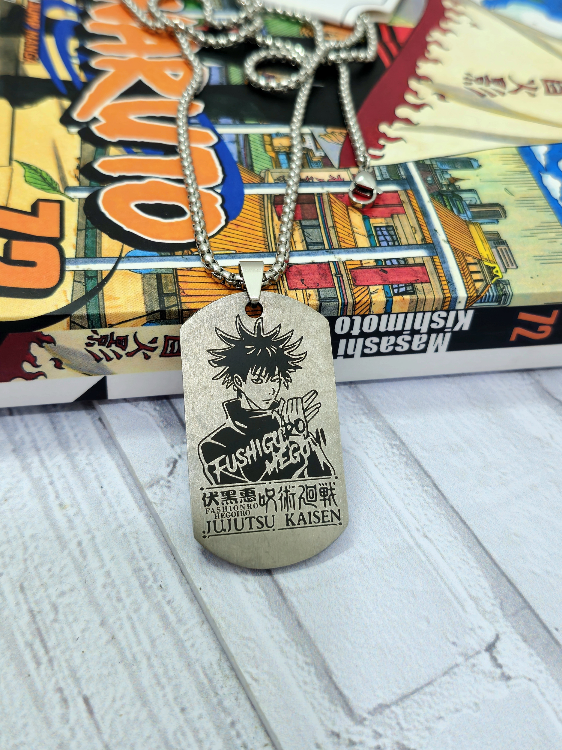 گردنبند پلاکی گوجو ساتورو